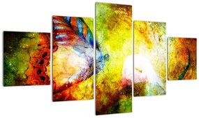 Obraz - Kosmiczny motyl (125x70 cm)
