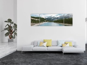 Obraz górskiego krajobrazu (170x50 cm)