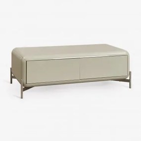 Stolik Kawowy Prostokątny 120x60 Cm Z Płyty Mdf Alazne Zielony Lauerl - Sklum