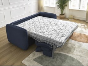 Ciemnoniebieska sofa 236 cm Achille – Bobochic Paris