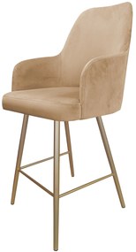 Hoker krzesło barowe Westa podstawa złota MG06