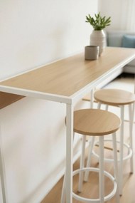 Set Bar Mesa Alta + 2 Taburetes Loku