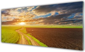 Panel Szklany Horyzont nad Złotym Polem