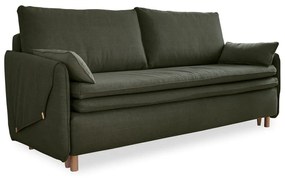 Zielona rozkładana sofa 207 cm Simon – Miuform