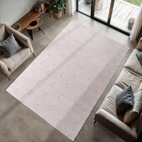 Dywan nowoczesny 3D Doha wielokąty kremowy 280 cm x 370 cm