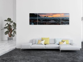 Obraz - krajobraz w Nowej Zelandii (170x50 cm)