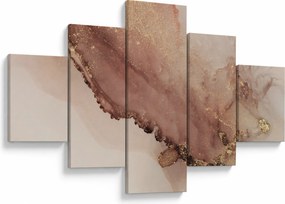 Obraz - Złoty brokat (125x70 cm)