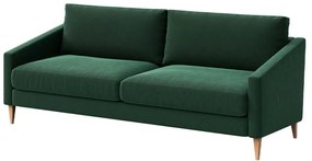 Ciemnozielona aksamitna sofa 200 cm Karoto – Ame Yens