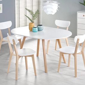 Skandynawskie krzesło bez podłokietników Buggi Halmar