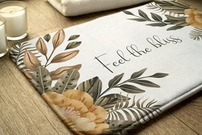 Dywanik do łazienki Dywanik do łazienki Kwiatowa kompozycja