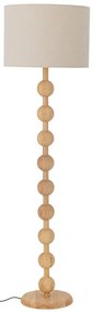 Lampa stojąca w naturalnym kolorze z tekstylnym kloszem (wysokość 154,5 cm) Giacoma – Bloomingville