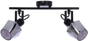 Lampa sufitowa dwupunktowa na listwie w stylu loft - Z053 Imprexi