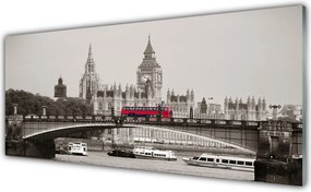 Szkło Ozdobne do Kuchni Ikona Londynu: Big Ben i Most