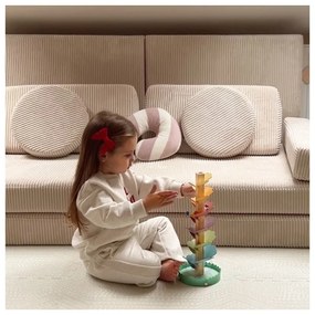 Woopie green drewniany kulodrom muzyczne drzewko tęczowe montessori fsc