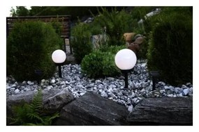 Solarna lampa ogrodowa LED Star Trading Globus, ⌀ 20 cm