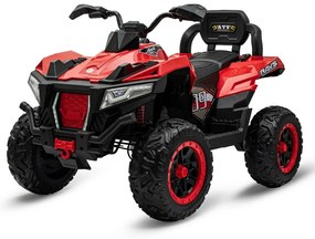 Baby Mix Czterokołowiec elektryczny dla dzieci Rave 4 x 4, czerwony
