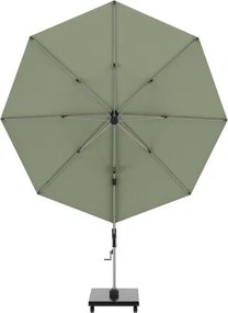 HYPERION 340 PRESTIGE – luksusowy huśtawkowy parasol ogrodowy z bocznym drążkiem : Kolor parasola - Khaki