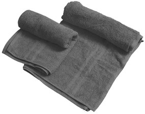 Ręcznik DUAL BASIC 50 x 100 cm szary, 100% bawełna