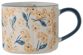 Niebiesko-beżowy kamionkowy kubek 400 ml Myah – Bloomingville