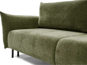 Sofa ADEL z funkcja spania i pojemnikiem OLIWKOWY OVER THE HORIZON 38