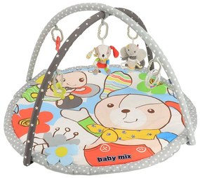 Baby Mix Kocyk do zabawy Piesek i motylek, 90 x 60cm