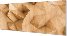 Panel nad Blat Kuchenny Mozaika z Drewnianych Brył