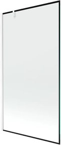 Mexen Next parawan nawannowy 1-skrzydłowy 100 x 150 cm, czarny wzór, biały - 895-100-000-00-70-20