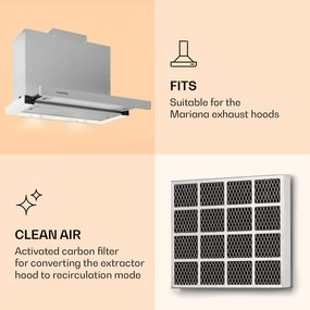 Klarstein Mariana Filtr węglowy do okapu kuchennego
