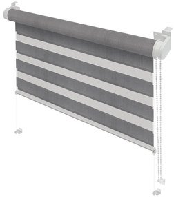 Szara roleta dzień i noc 80x150 cm Zebra – Gardinia