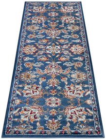 Dywan klasyczny Luxor niebieski 80 cm x 240 cm