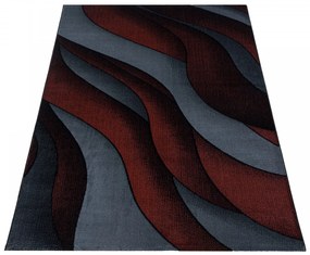 Dywan nowoczesny Costa czerwono-szary 140 cm x 200 cm