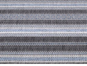 Dywan zewnętrzny Sunny paseczki antracyt 160 cm x 230 cm