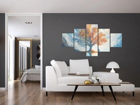 Obraz – Drzewo życia i miłości (125x70 cm)
