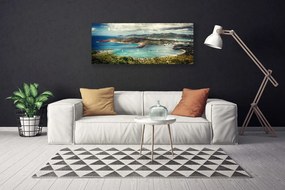 Obraz Canvas Zatoka Łódki Krajobraz