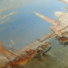 Obraz - Joseph Mallord William Turner, Venice the Dogana and San Giorgio Maggiore, reprodukcje (170x50 cm)