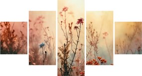 Obraz - Dzikie kwiaty (125x70 cm)