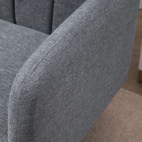 HOMCOM Sofa rozkładana z funkcją spania 173x75x73 cm nowoczesna kanapa | Aosom PL