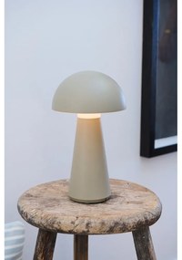 Szara lampa stołowa LED ze zdalnym sterowaniem (wysokość 28 cm) Sam – Sirius