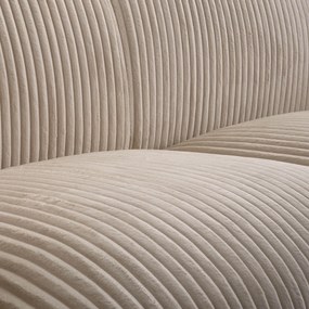 Sofa LINERO Dwuosobowa Beżowa Nowoczesna