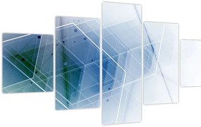 Obraz - Kształty geometryczne (125x70 cm)