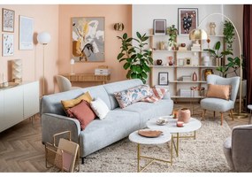 Kremowy dywan Think Rugs Vista, ø 133 cm