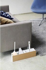 Biało-naturalny metalowy organizer na artykuły papiernicze Rin – YAMAZAKI