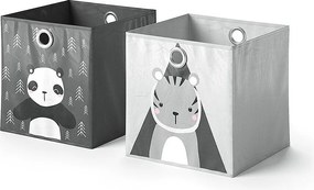 Skrzynia składana ciemnoszary 30x30x30