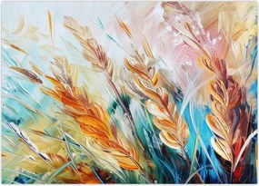 Obraz - Pszenica, abstrakcja (70x50 cm)