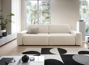 Sofa BOULI z funkcja spania i pojemnikiem PIASKOWY RAVEN 28