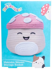 Beżowy tekstylny dziecięcy kosz na zabawki ø 23x22 cm Fizz Malcolm – SQUISHMALLOWS