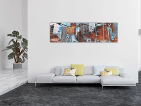 Obraz - Wieżowce (170x50 cm)