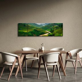 Obraz - Tarasy ryżowe II. (170x50 cm)