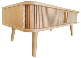 Stolik w dekorze dębu 58x107.5 cm Rove – Woodman