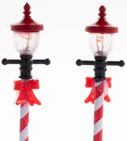 Latarnia świąteczna, świeca LED, 10 cm